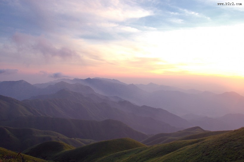 江西武功山风景图片