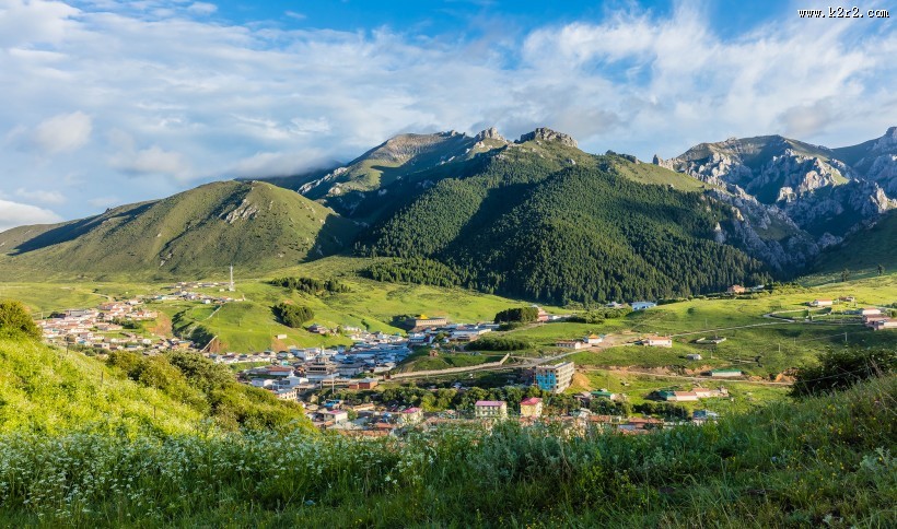 甘肃郎木寺风景图片