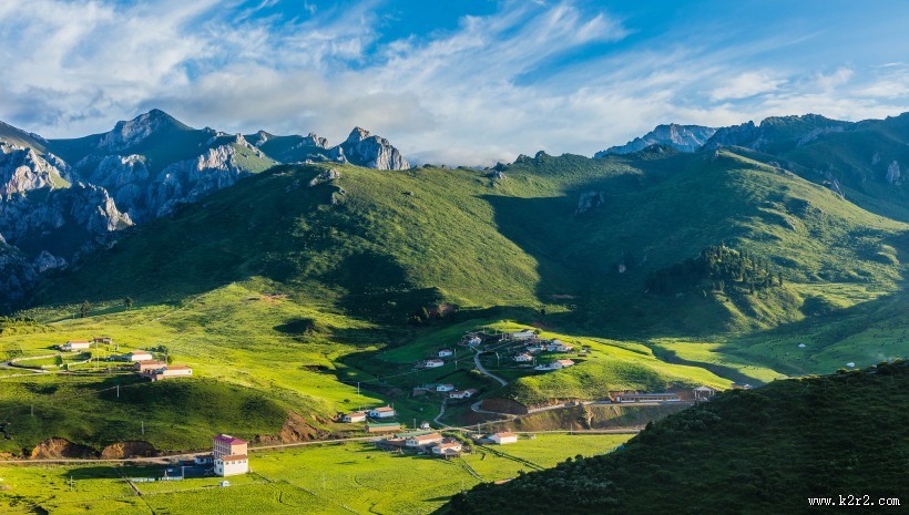 甘肃郎木寺风景图片