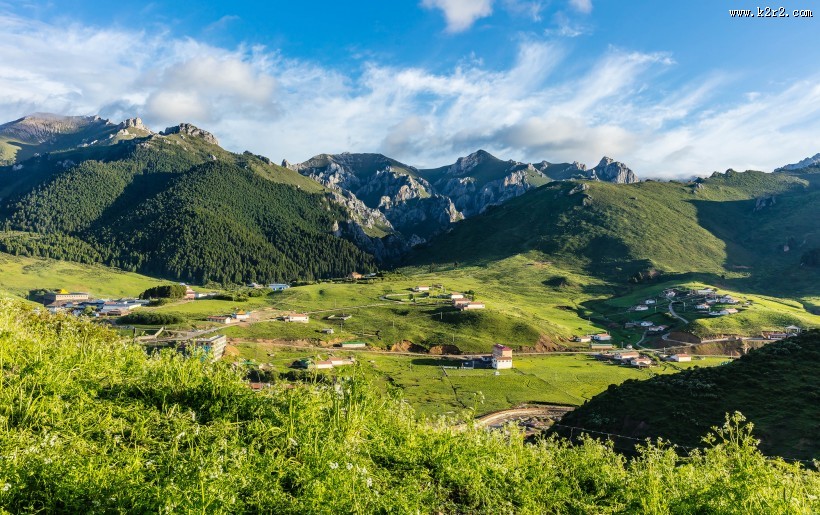 甘肃郎木寺风景图片