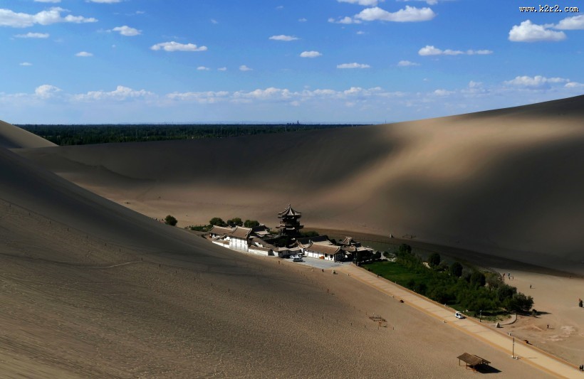 甘肃鸣沙山风景图片大全