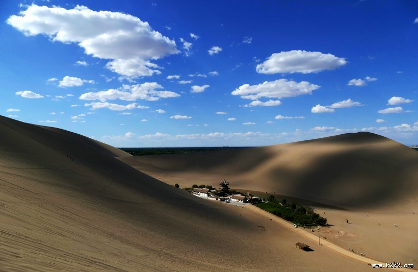 甘肃鸣沙山风景图片大全