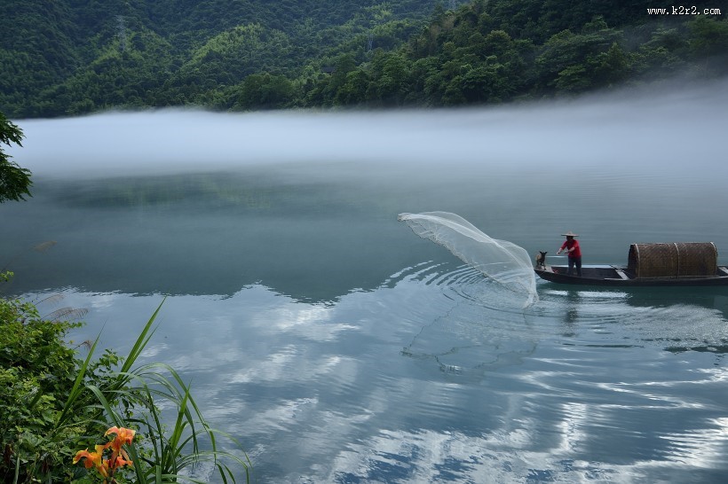 湖南资兴小东江风景图片