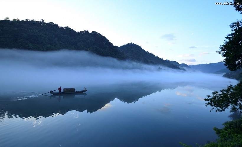 湖南资兴小东江风景图片