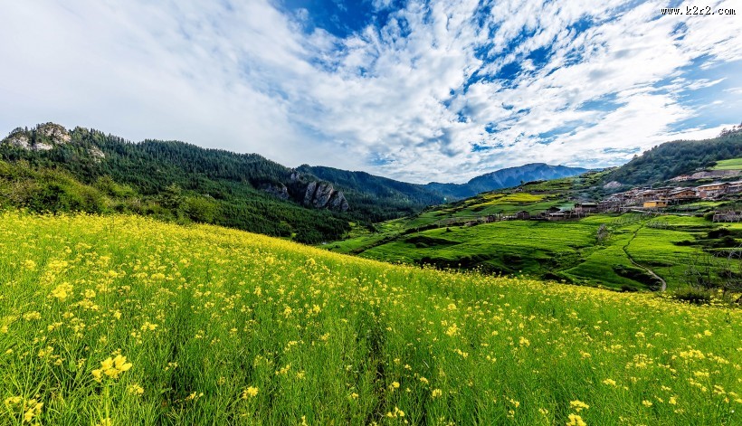 甘肃扎尕那风景图片