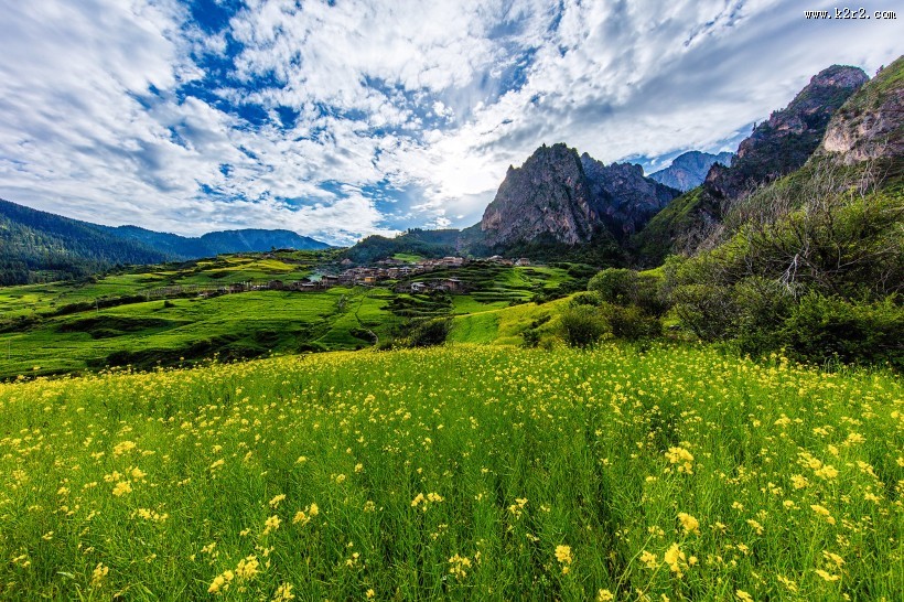 甘肃扎尕那风景图片大全