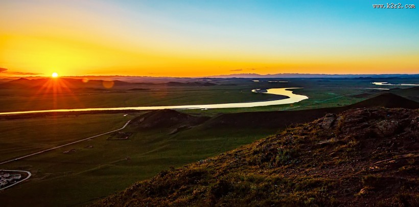 九曲黄河第一湾风景图片大全