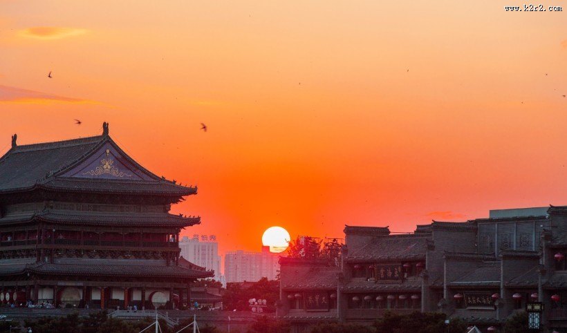 西安钟鼓楼图片