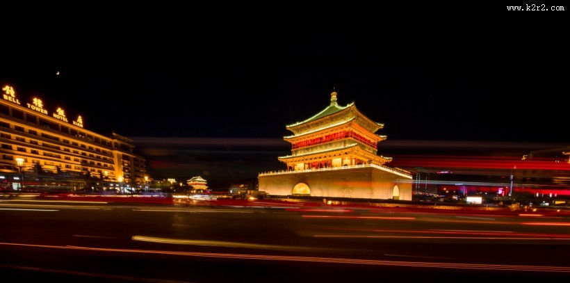 西安钟鼓楼图片