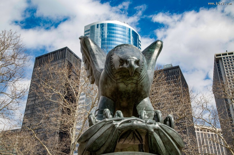 美国纽约亚利桑那纪念馆建筑风景图片