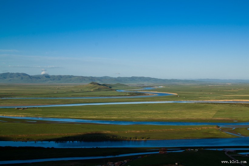 九曲黄河第一湾风景图片