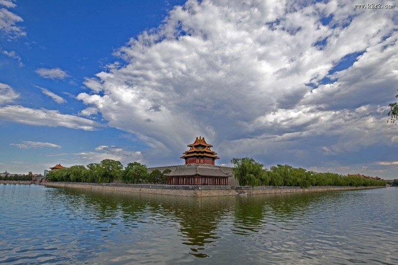 北京紫禁城角楼风景图片大全