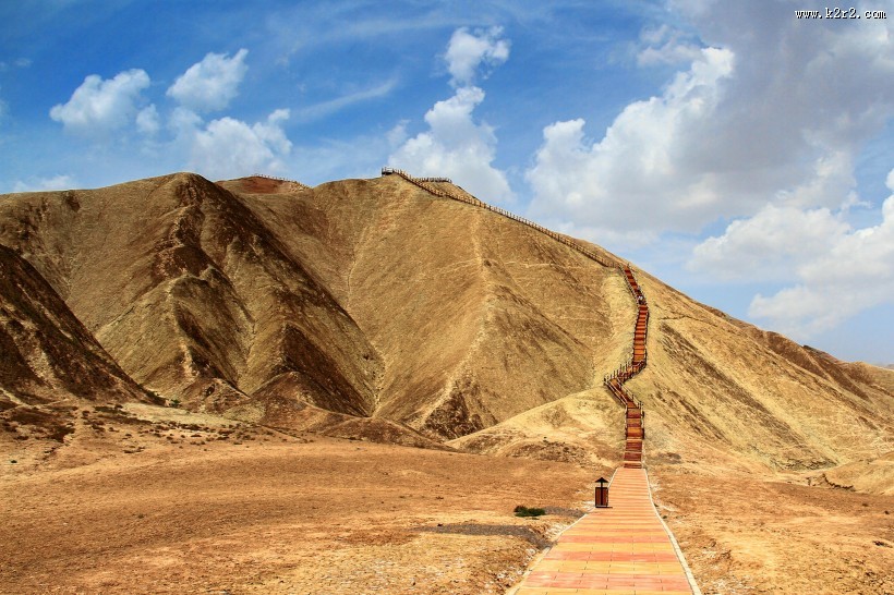 甘肃张掖丹霞地貌风景图片