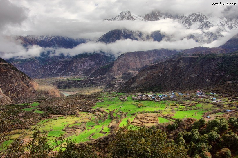 西藏雅鲁藏布大峡谷风景图片大全