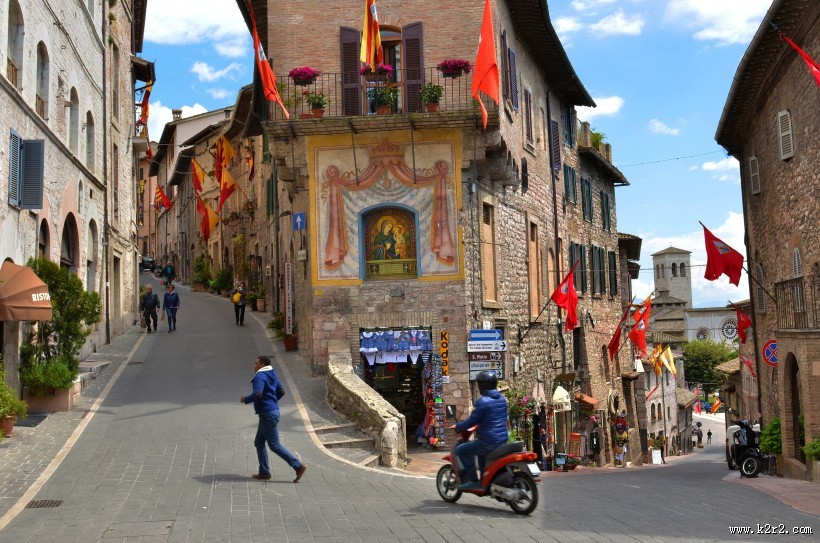 意大利阿西西风景图片