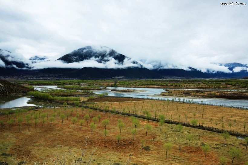 西藏尼洋河风景图片大全