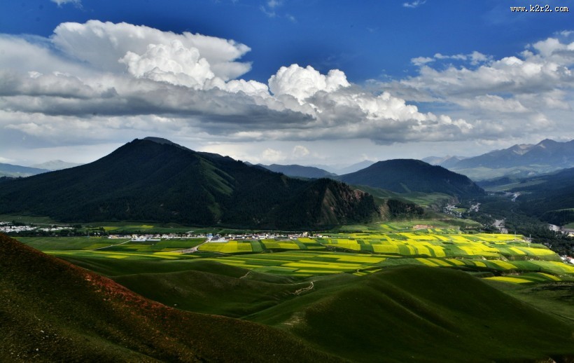 青海祁连卓尔山风景图片