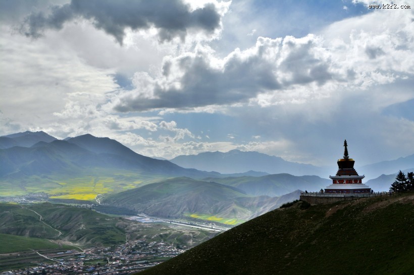 青海祁连卓尔山风景图片