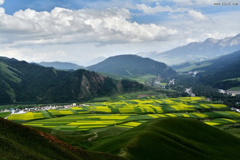青海祁连卓尔山风景图片