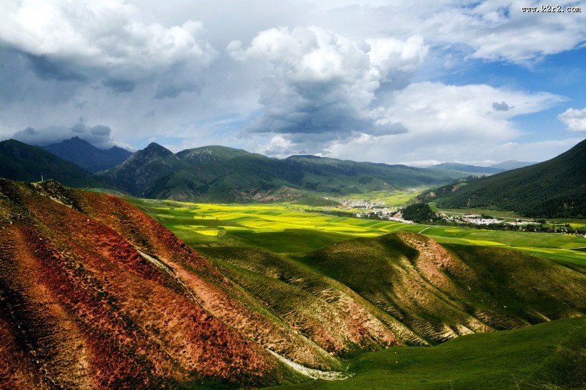 青海祁连卓尔山风景图片