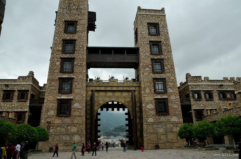 四川茂县羌城风景图片大全