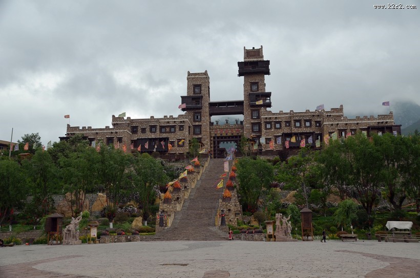 四川茂县羌城风景图片大全