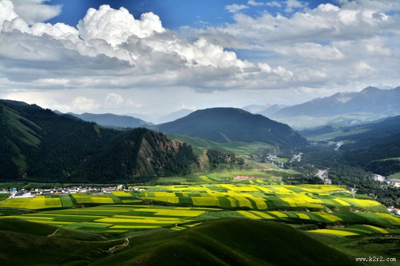 青海祁连卓尔山风景图片大全