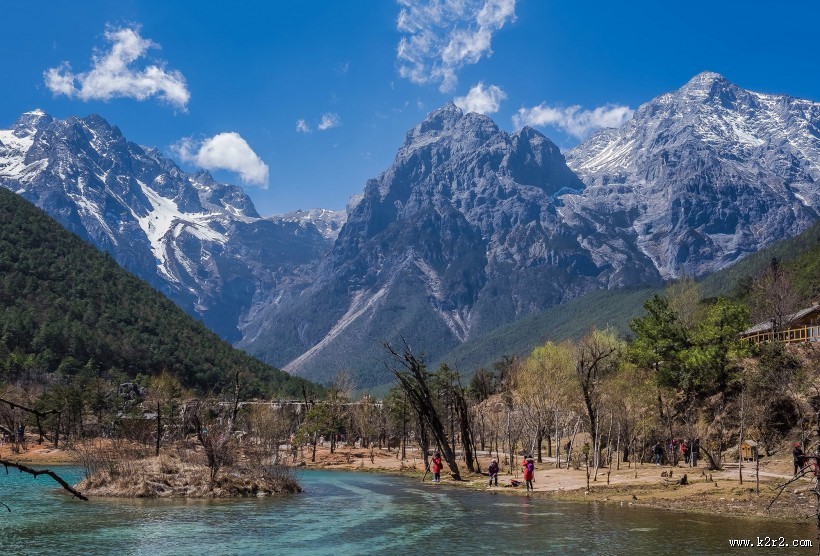 云南玉龙雪山风景图片