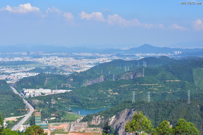 广东东莞水濂山风景图片