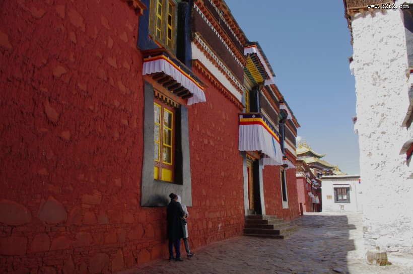 西藏扎什伦布寺风景图片大全