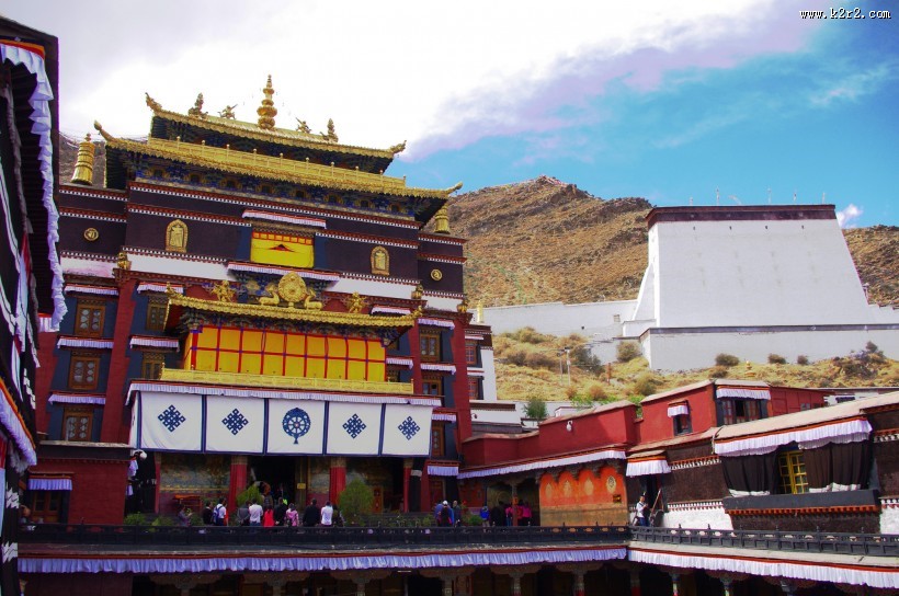 西藏扎什伦布寺风景图片大全