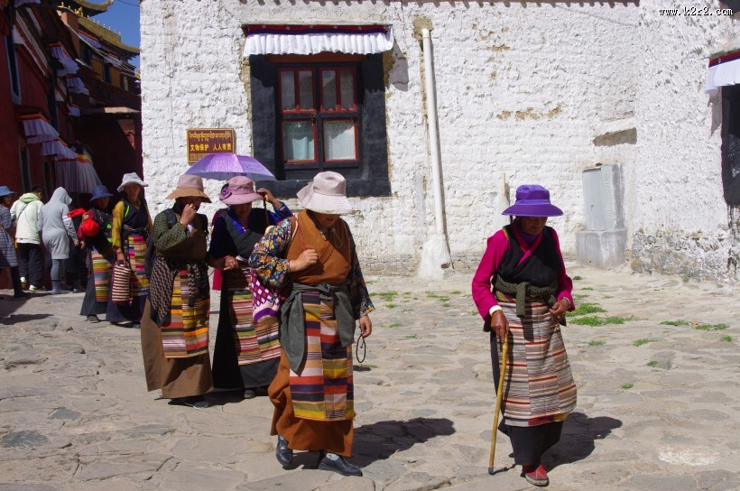 西藏扎什伦布寺风景图片大全
