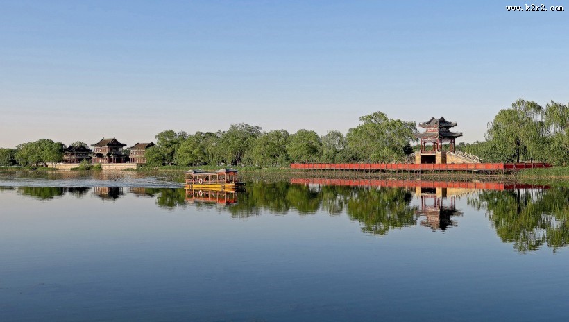 颐和园西堤风景图片