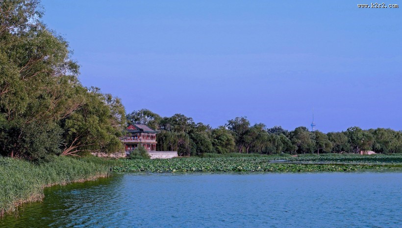 颐和园西堤风景图片