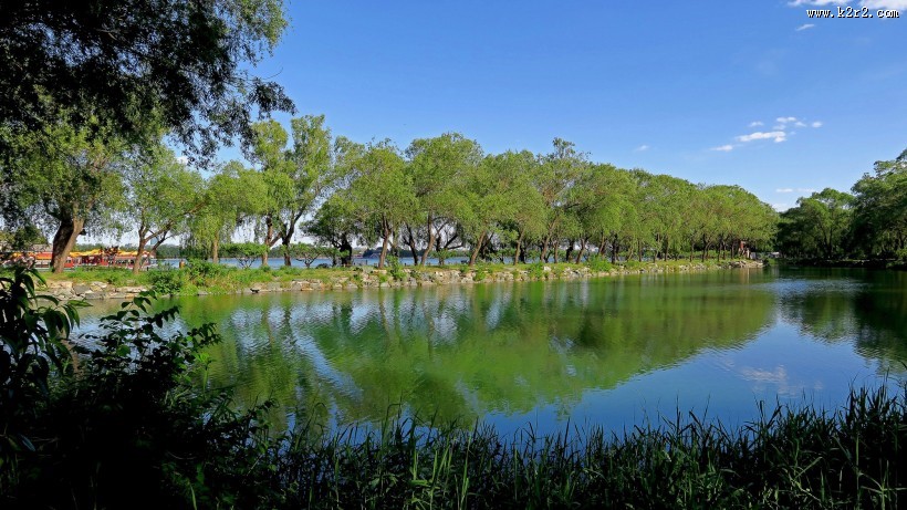 颐和园西堤风景图片