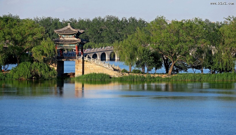 颐和园西堤风景图片