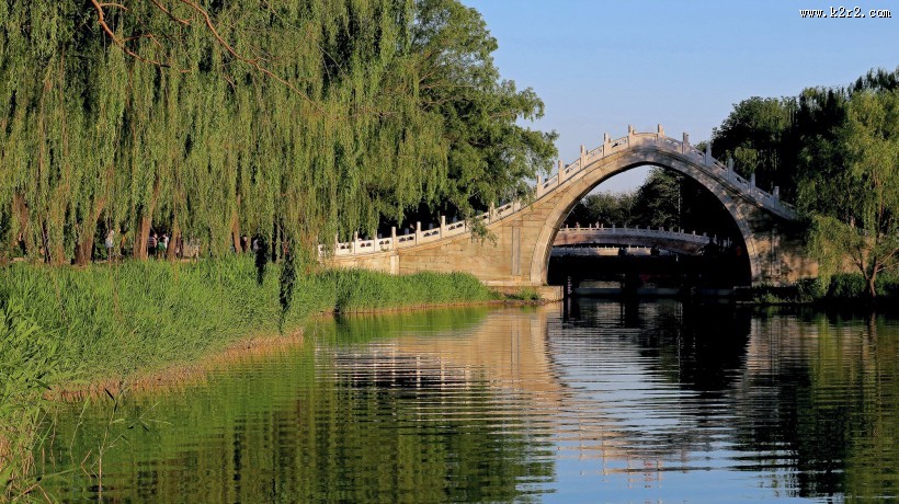 颐和园西堤风景图片