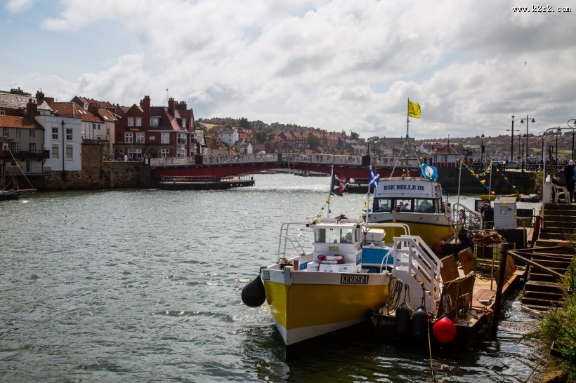英格兰惠特比海滨风景图片