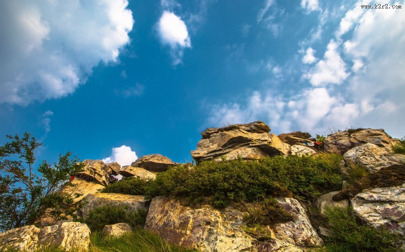 河南始祖山风景图片