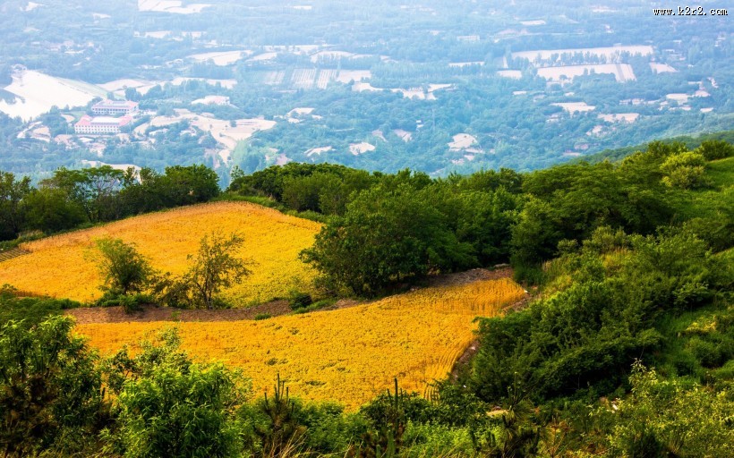河南始祖山风景图片