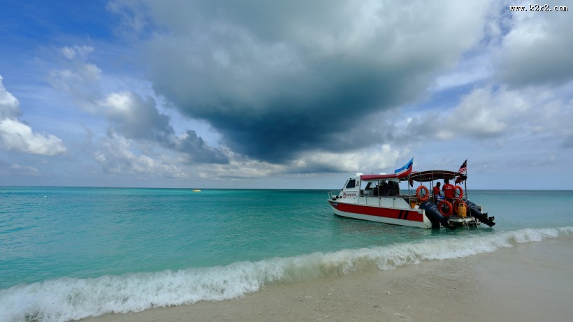 马来西亚环滩岛风景图片