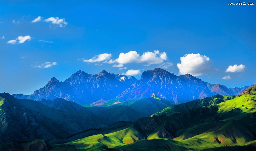 青海祁连卓尔山风景图片大全