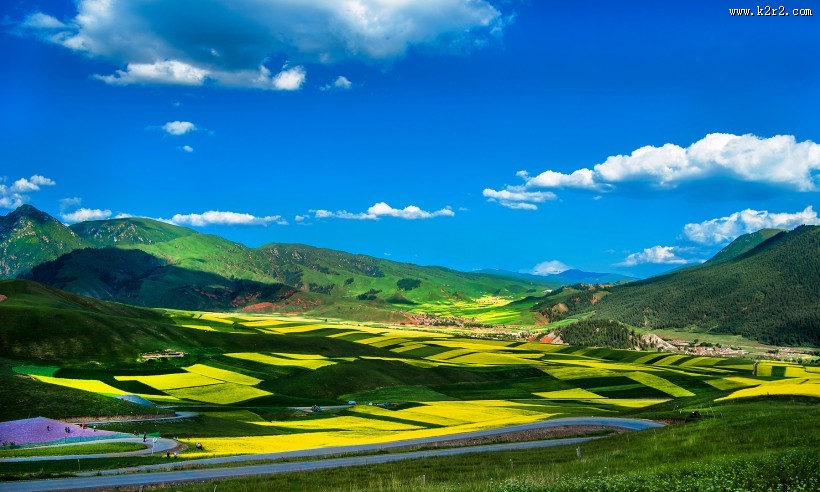 青海祁连卓尔山风景图片大全