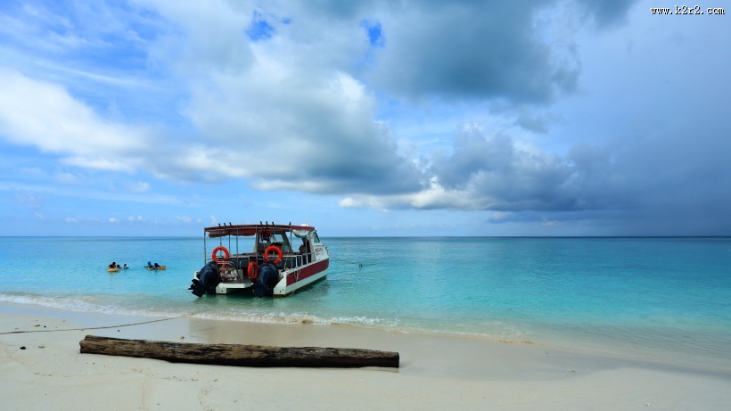 马来西亚环滩岛风景图片