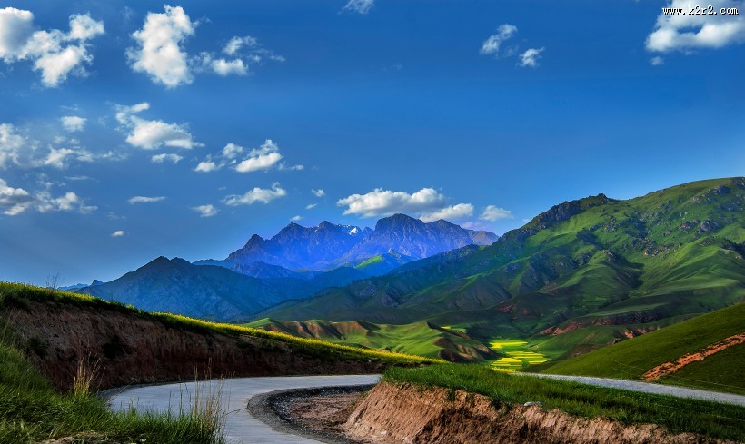 青海祁连卓尔山风景图片