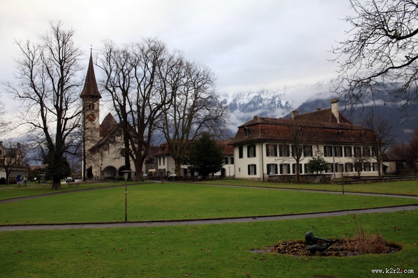 瑞士小镇因特拉肯风景图片大全