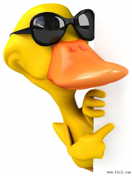 3D小黄鸭图片