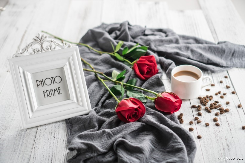 浪漫娇艳的红色玫瑰图片