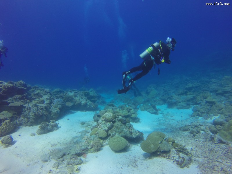 海底潜水人物图片