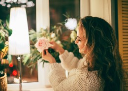 开心的美女图片